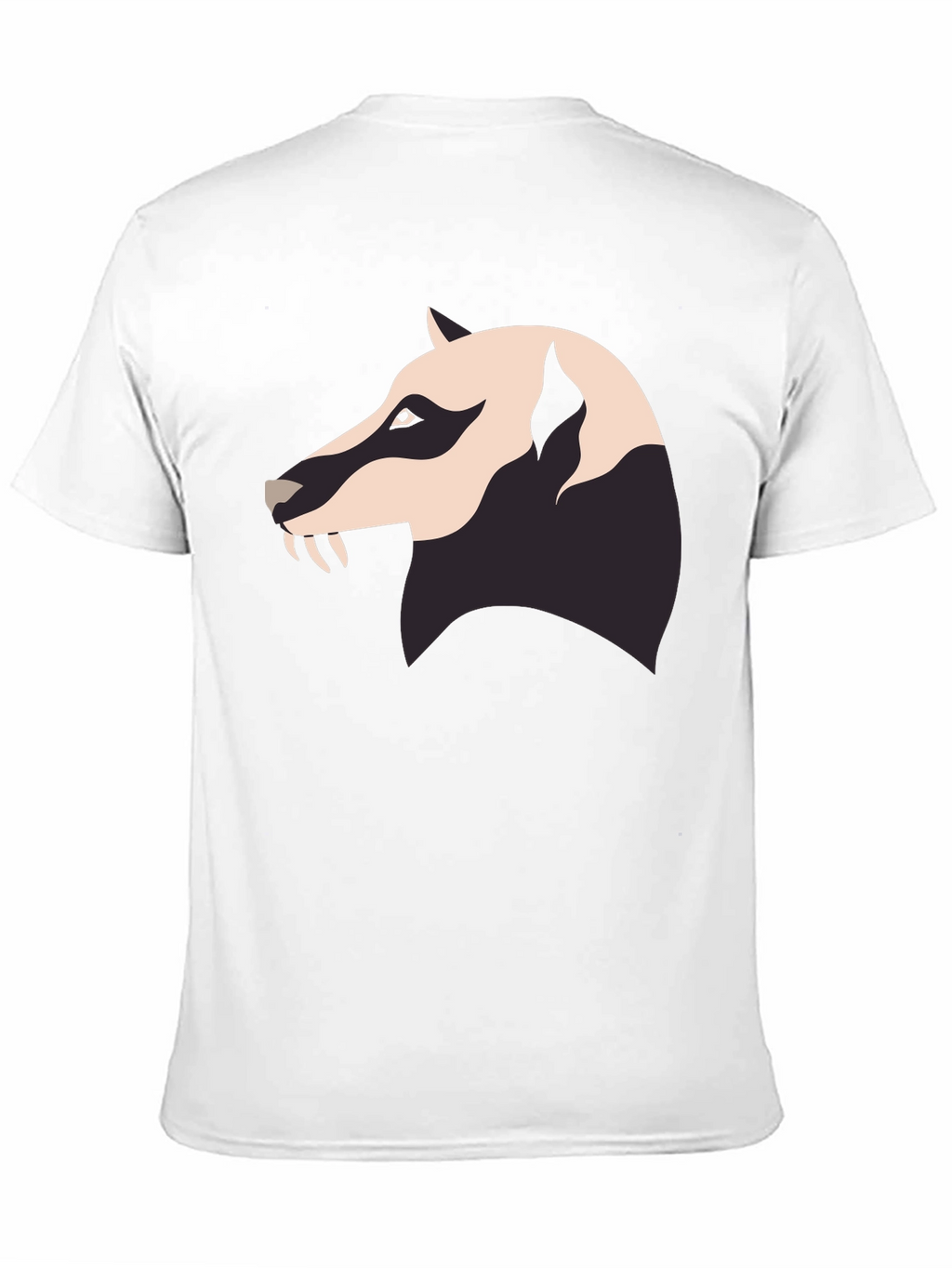Badger Graphic Tee - Mens Black Crew Neck