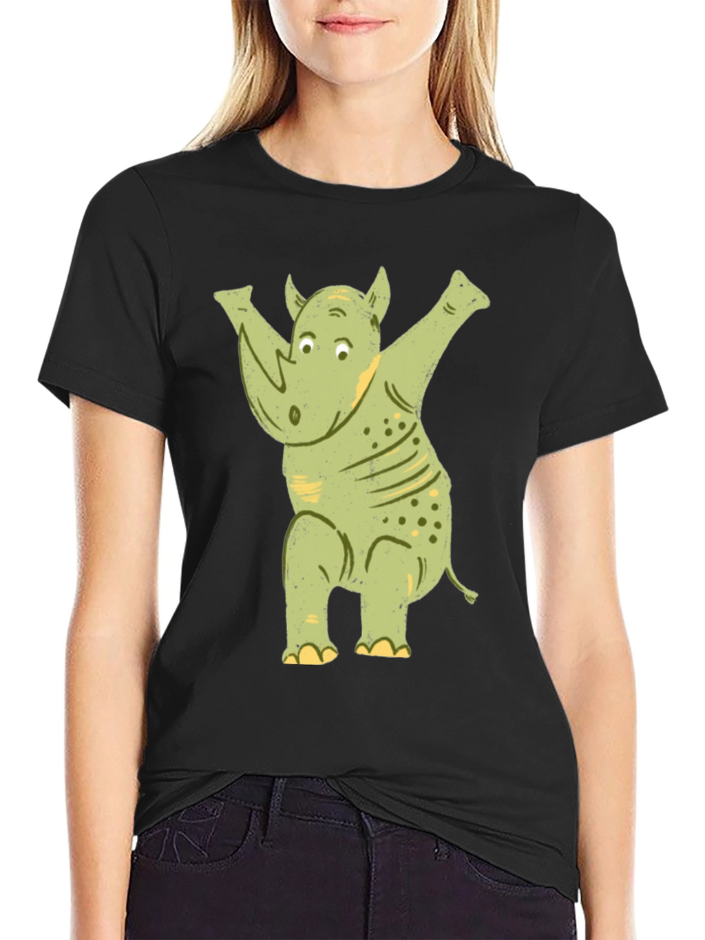 Funny Rhino Dab T-Shirt