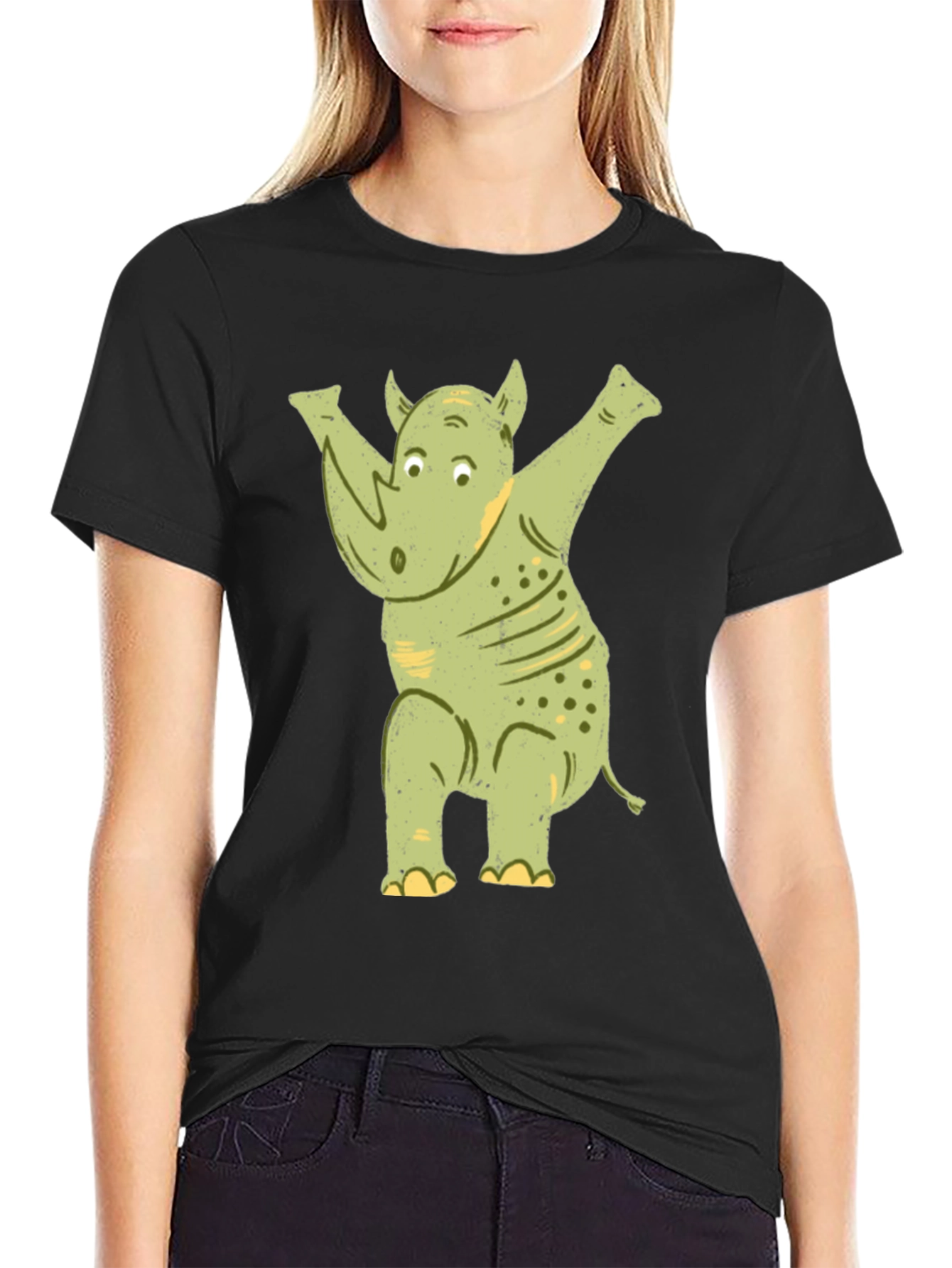 Funny Rhino Dab T-Shirt