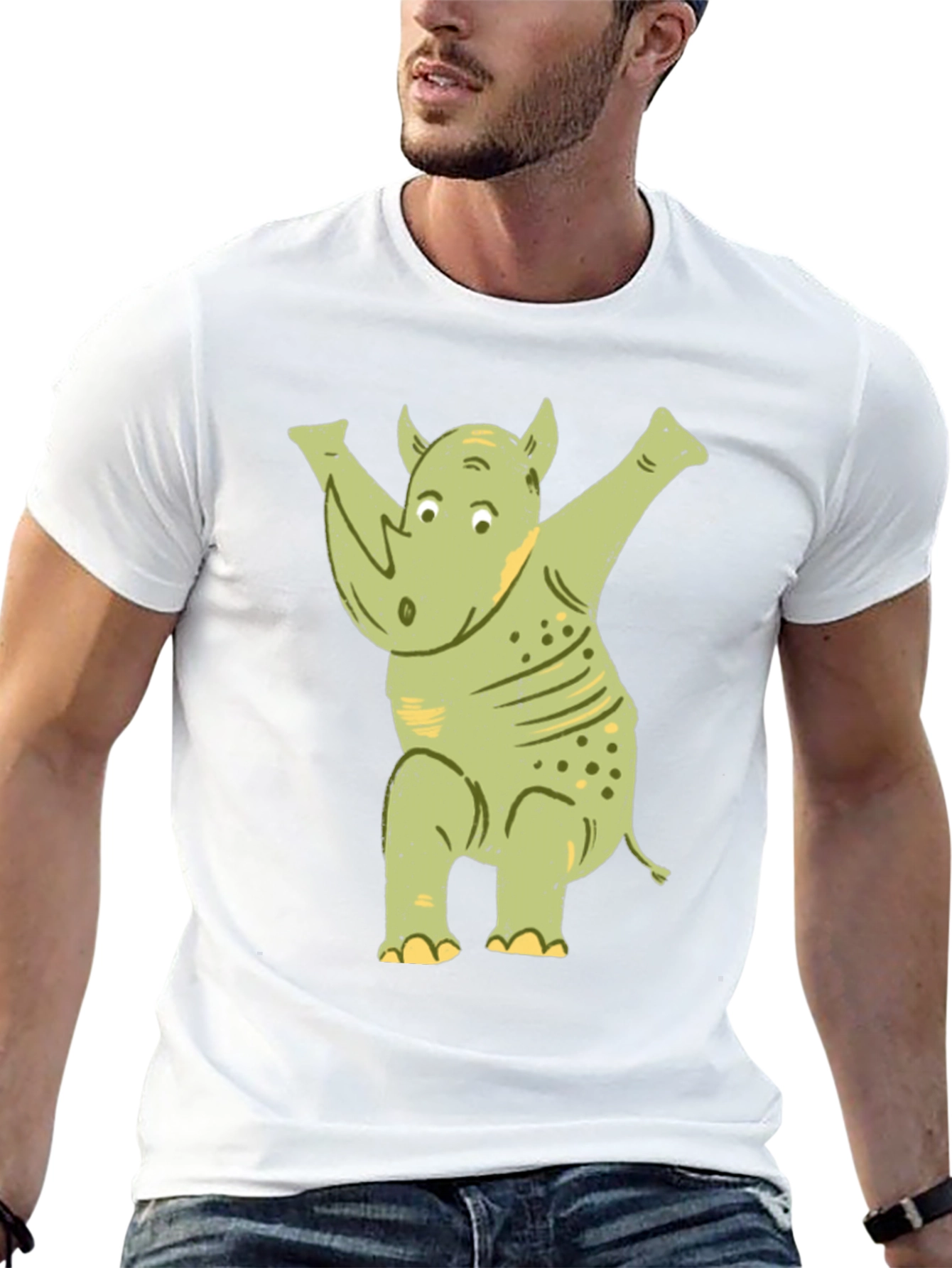 Funny Rhino Dab T-Shirt