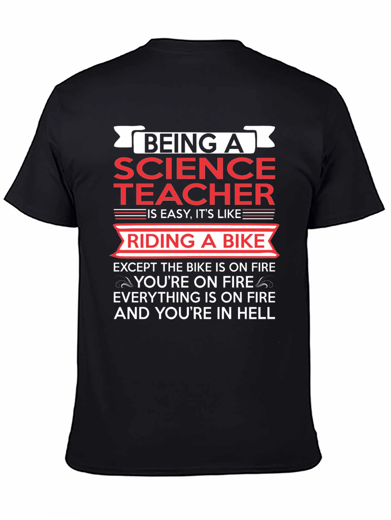 Science Teacher On Fire T-Shirt