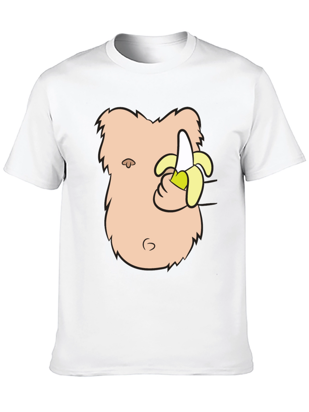 Funny Banana Eating Gorilla T-Shirt