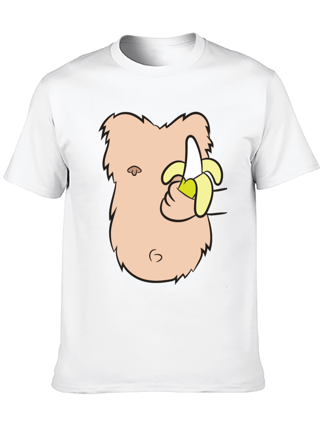 Funny Banana Eating Gorilla T-Shirt