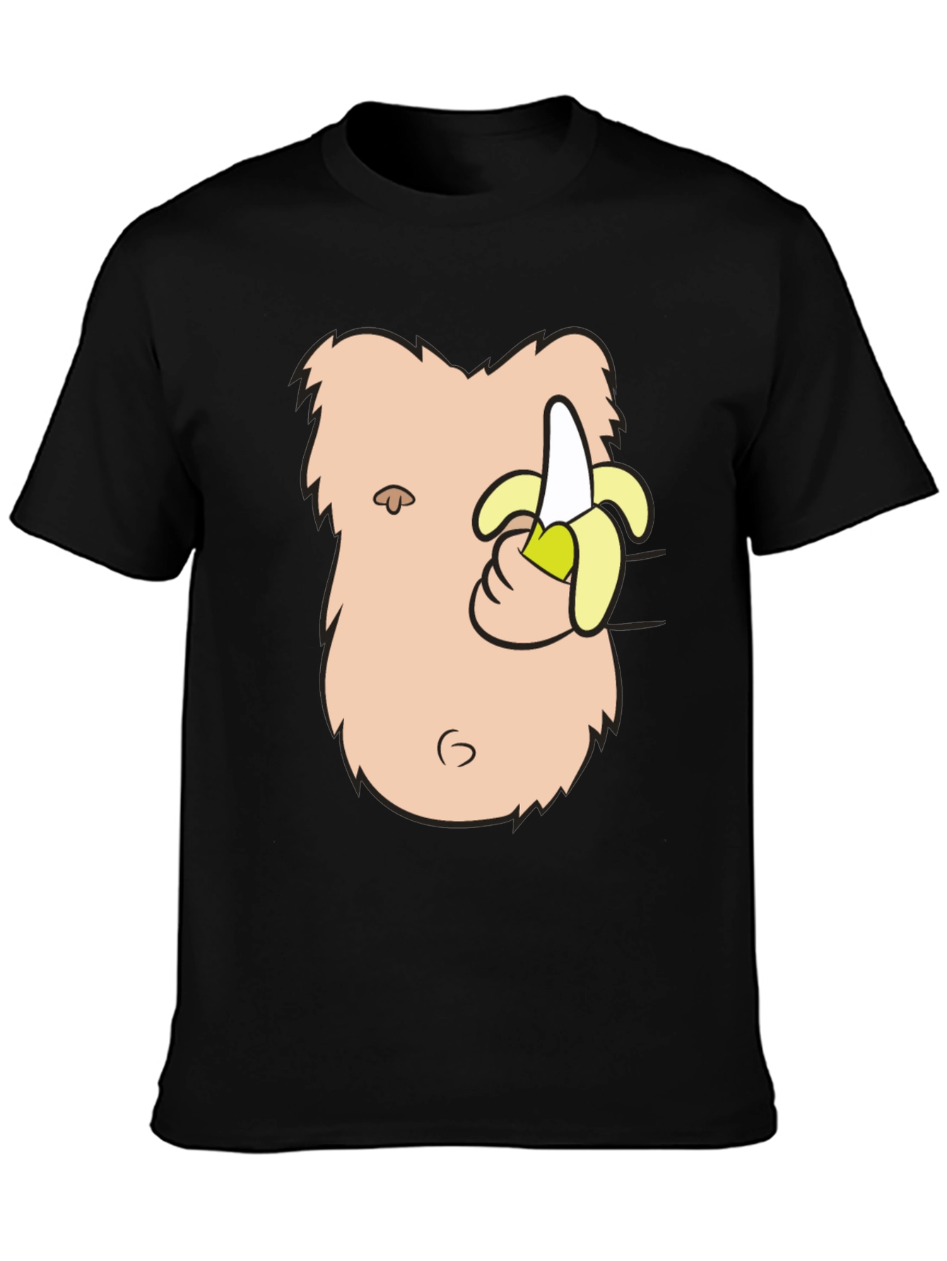 Funny Banana Eating Gorilla T-Shirt