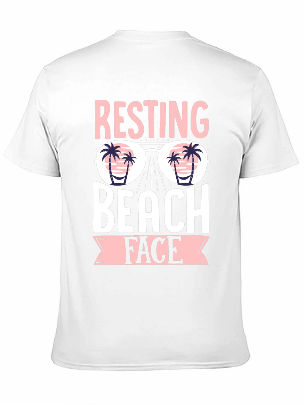 Resting Beach Face T-Shirt - Summer Vibes