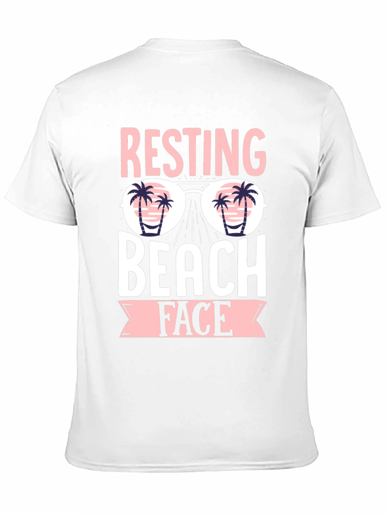Resting Beach Face T-Shirt - Summer Vibes