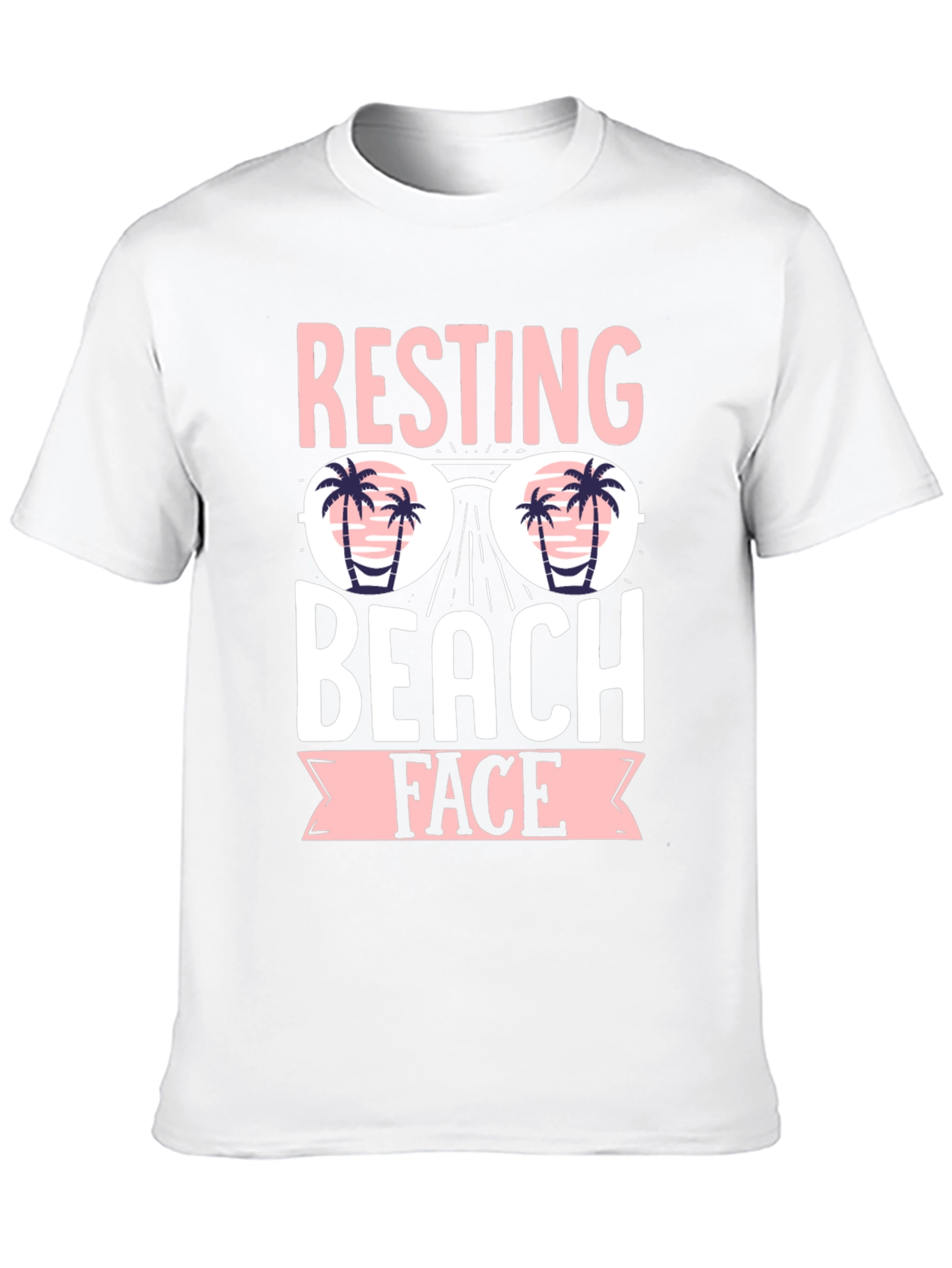 Resting Beach Face T-Shirt - Summer Vibes