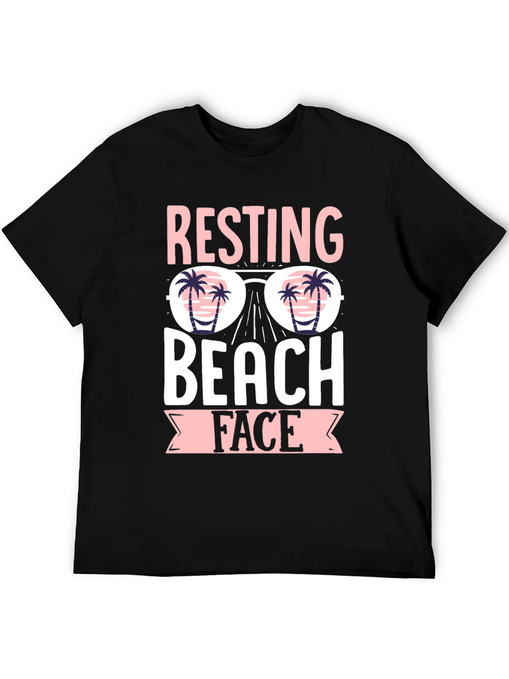 Resting Beach Face T-Shirt - Summer Vibes
