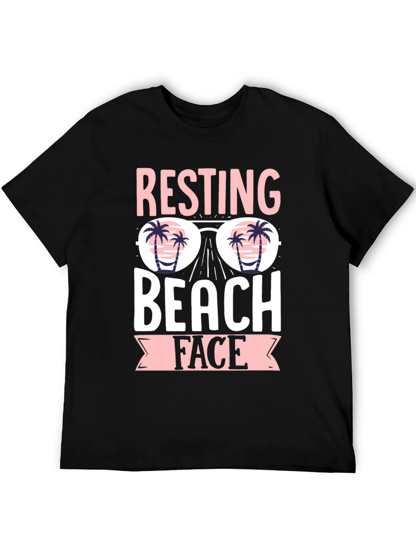 Resting Beach Face T-Shirt - Summer Vibes