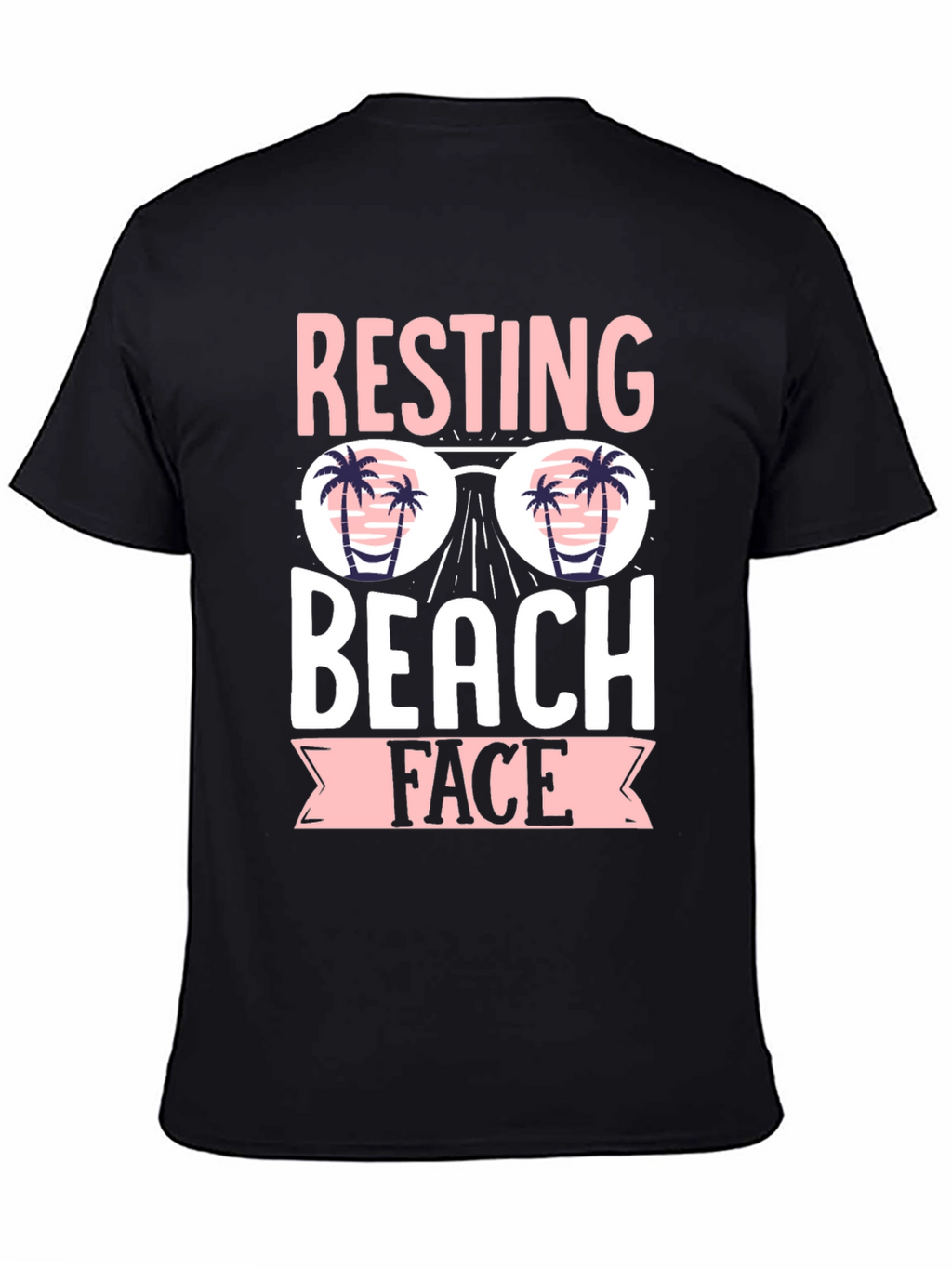 Resting Beach Face T-Shirt - Summer Vibes