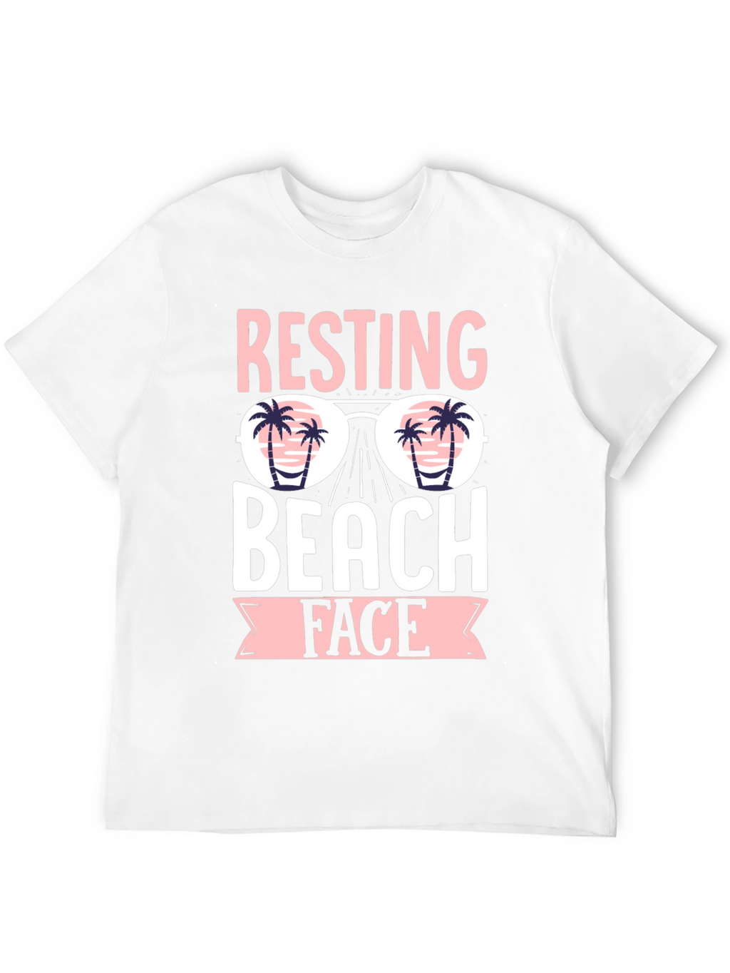 Resting Beach Face T-Shirt - Summer Vibes