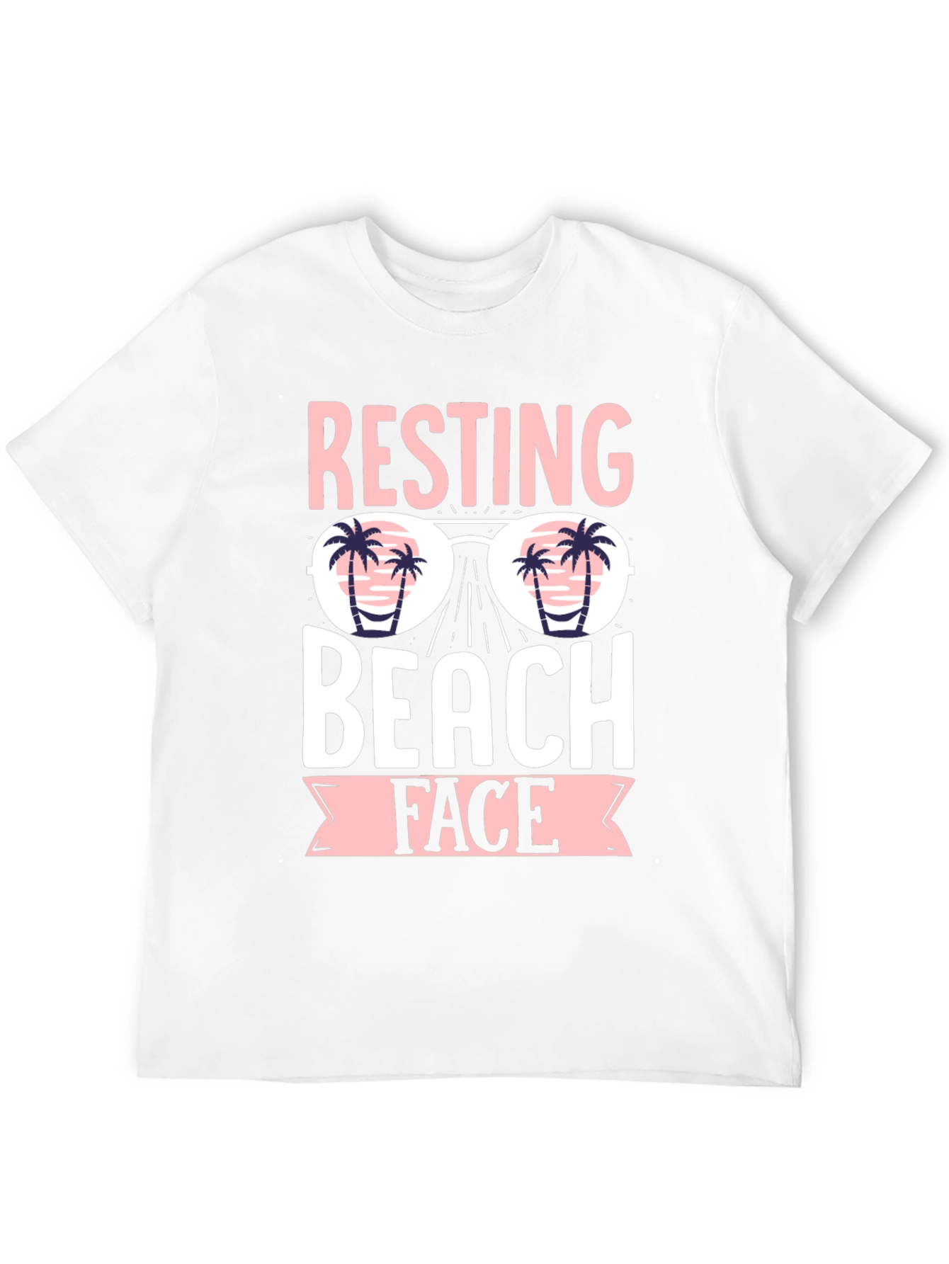 Resting Beach Face T-Shirt - Summer Vibes