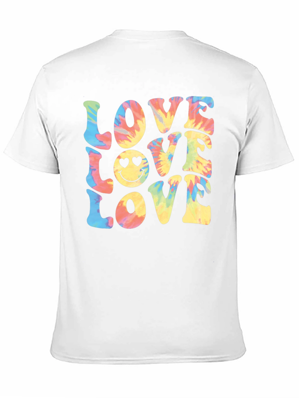 Tie-Dye Love Smiley Face T-Shirt