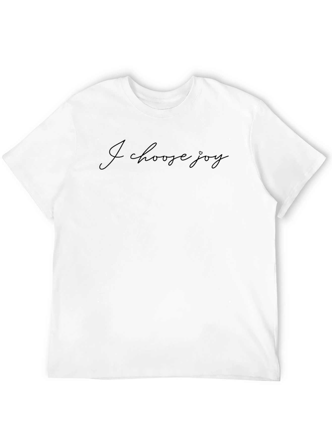 I Choose Joy Black T-Shirt - Inspirational