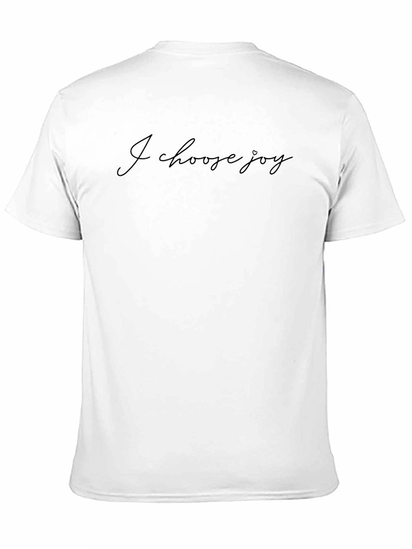 I Choose Joy Black T-Shirt - Inspirational
