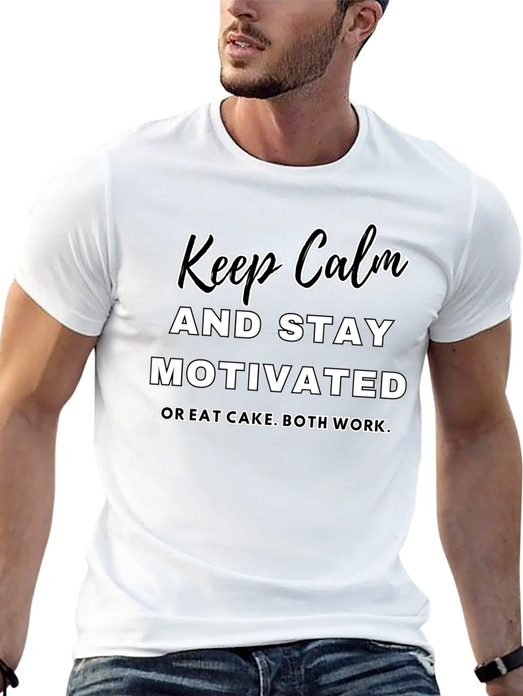Keep Calm & Stay Motivated T-Shirt