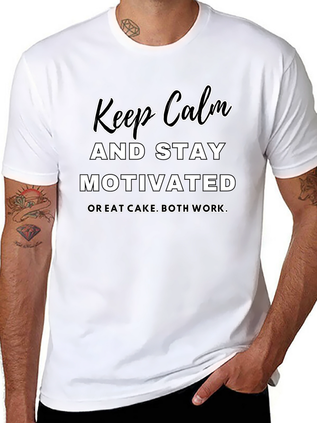 Keep Calm & Stay Motivated T-Shirt