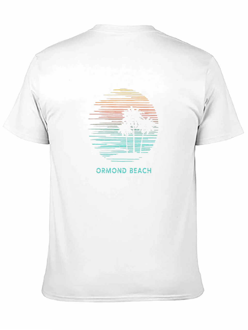 Ormond Beach Sunset Palm Tree Graphic Tee