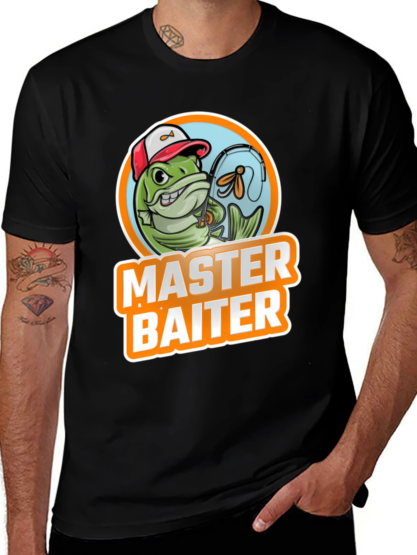 Master Baiter Fishing T-Shirt - Funny Angler Tee