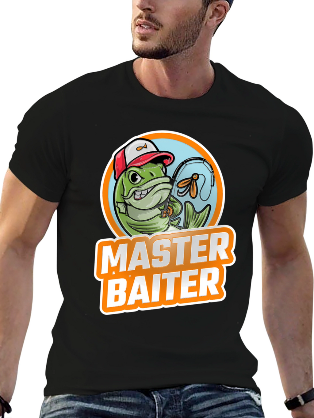 Master Baiter Fishing T-Shirt - Funny Angler Tee