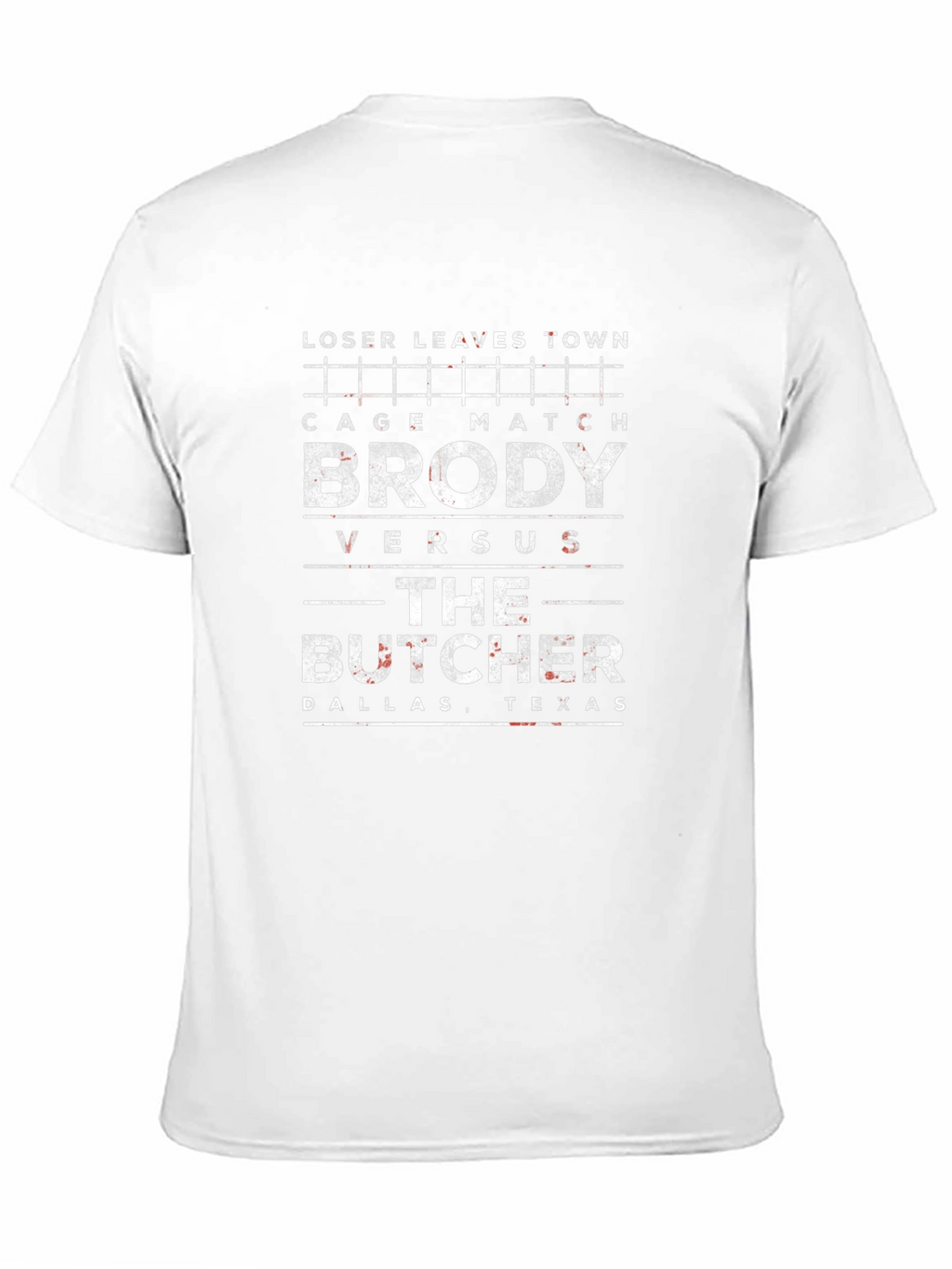 Brody vs Butcher Cage Match T-Shirt