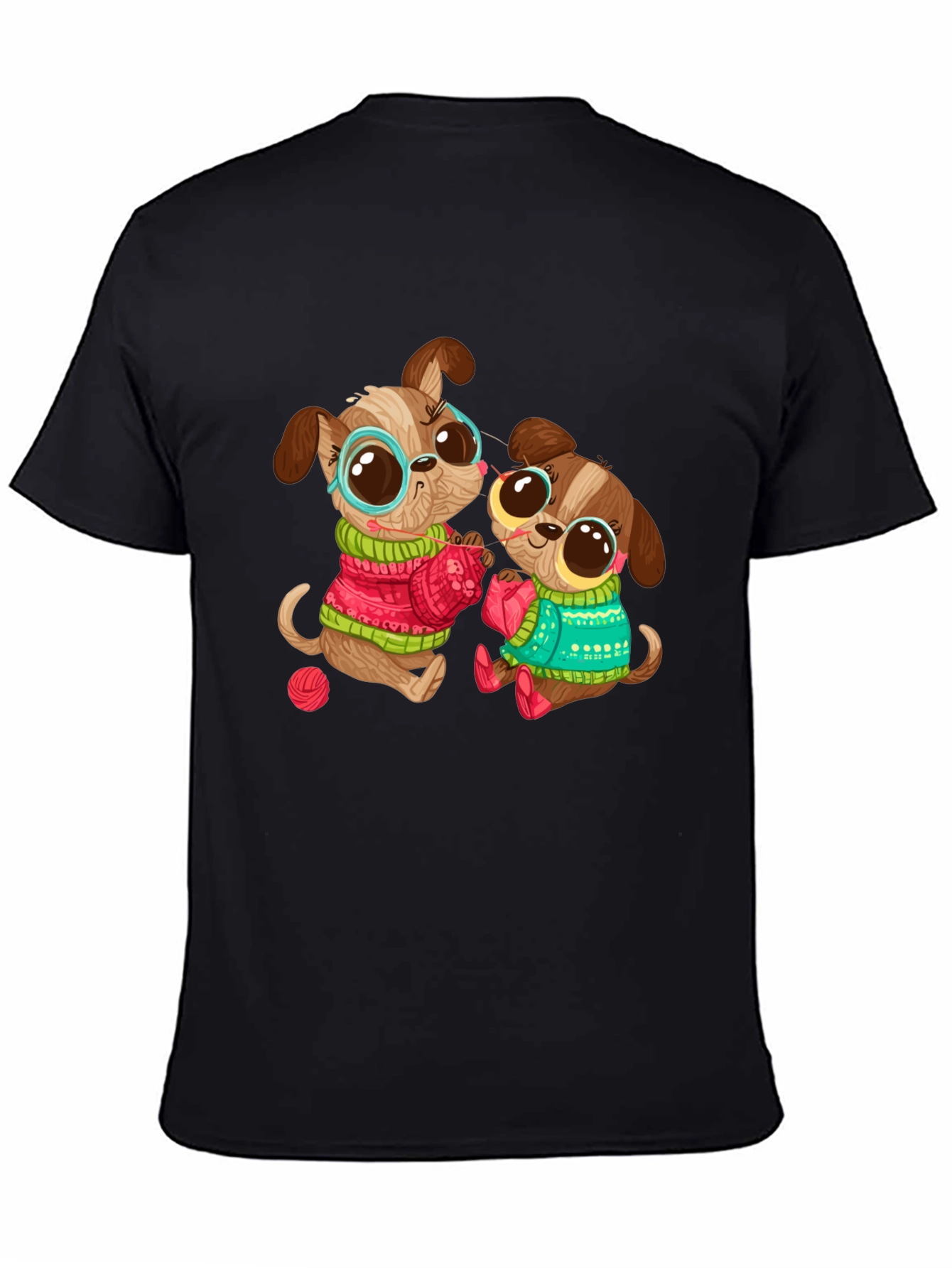 Cute Puppy Knitted Sweater T-Shirt