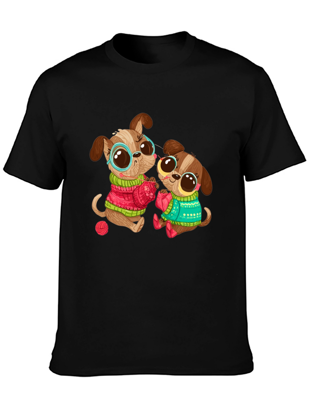 Cute Puppy Knitted Sweater T-Shirt