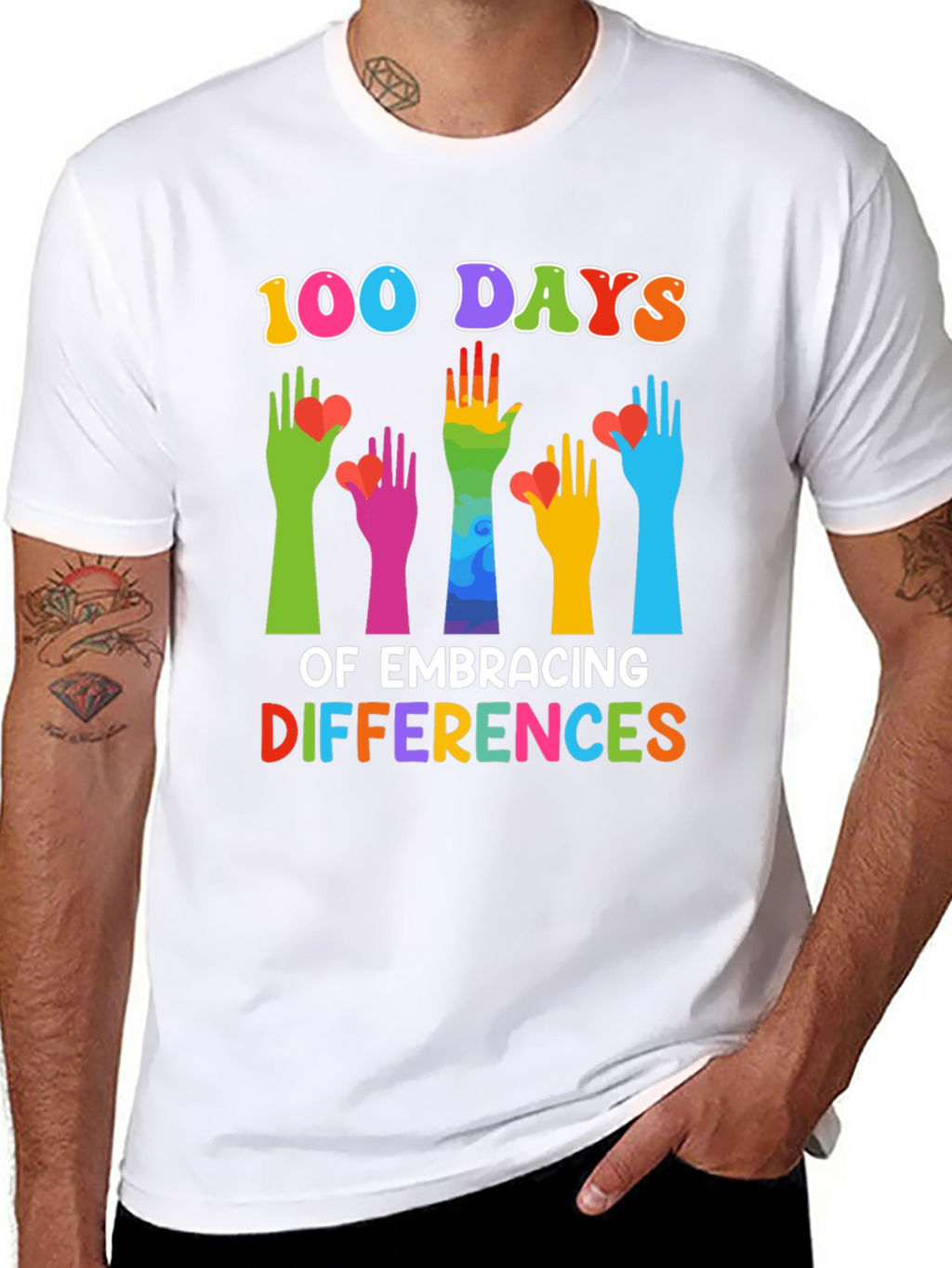 100 Days of Embracing Differences T-Shirt