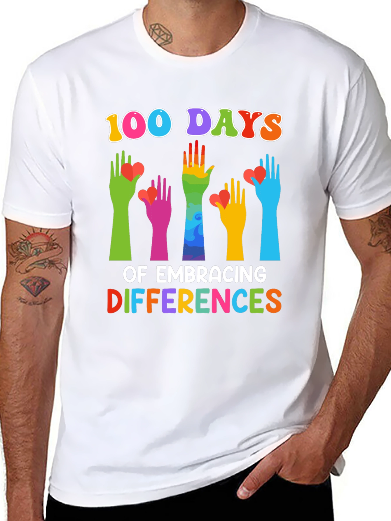 100 Days of Embracing Differences T-Shirt