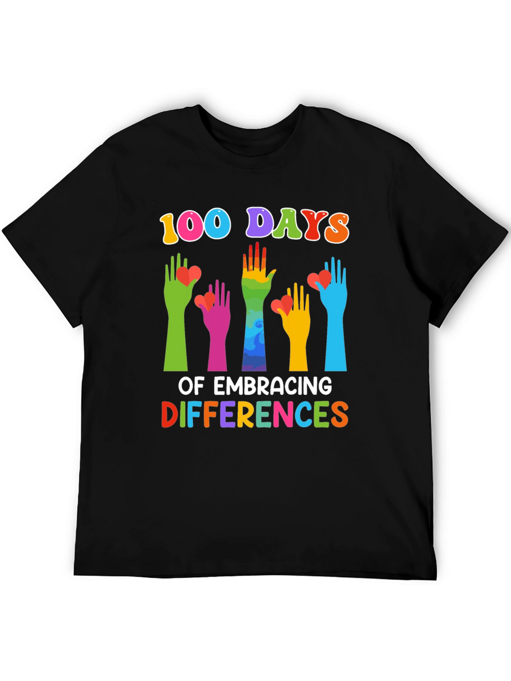 100 Days of Embracing Differences T-Shirt