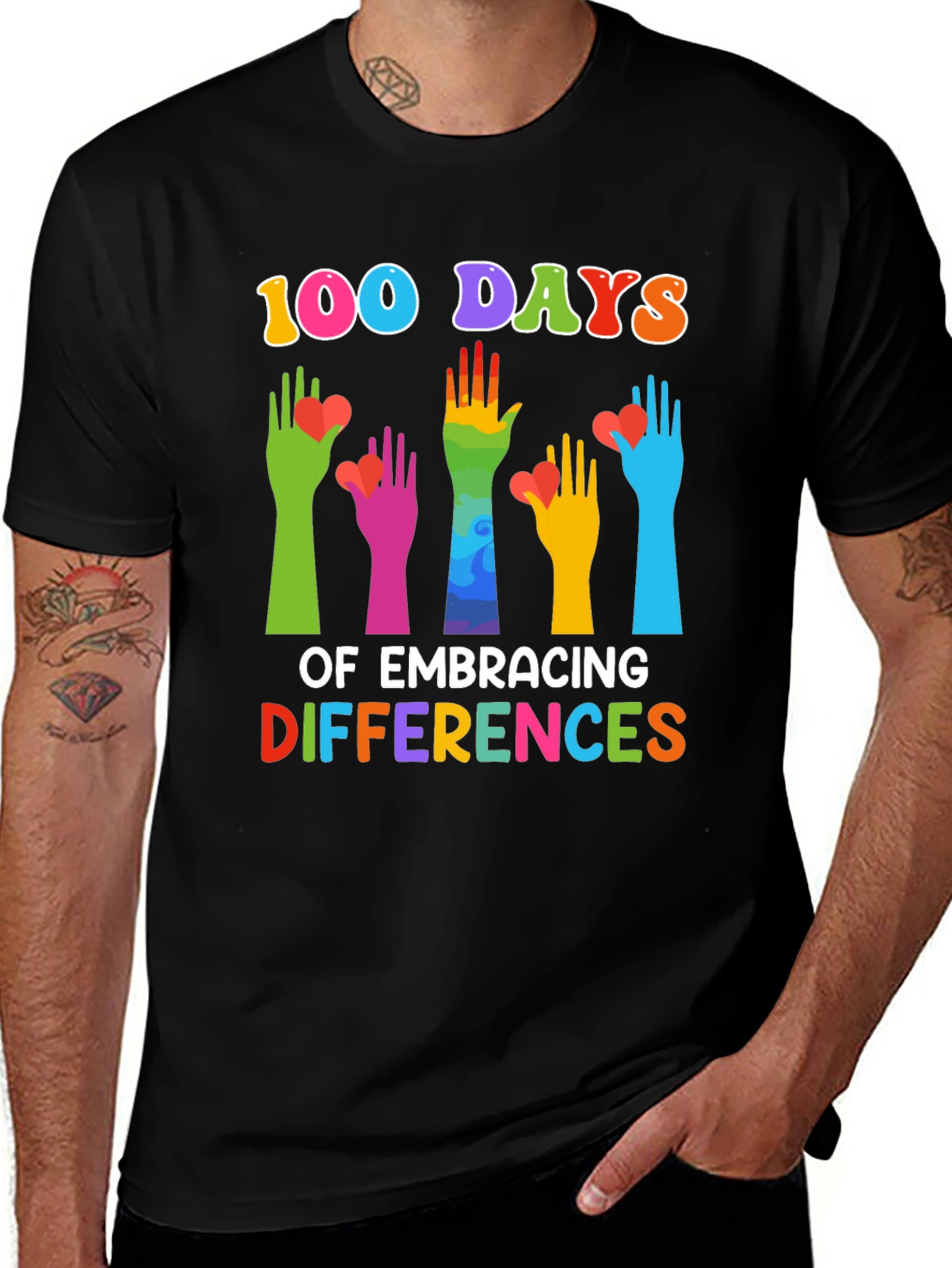 100 Days of Embracing Differences T-Shirt