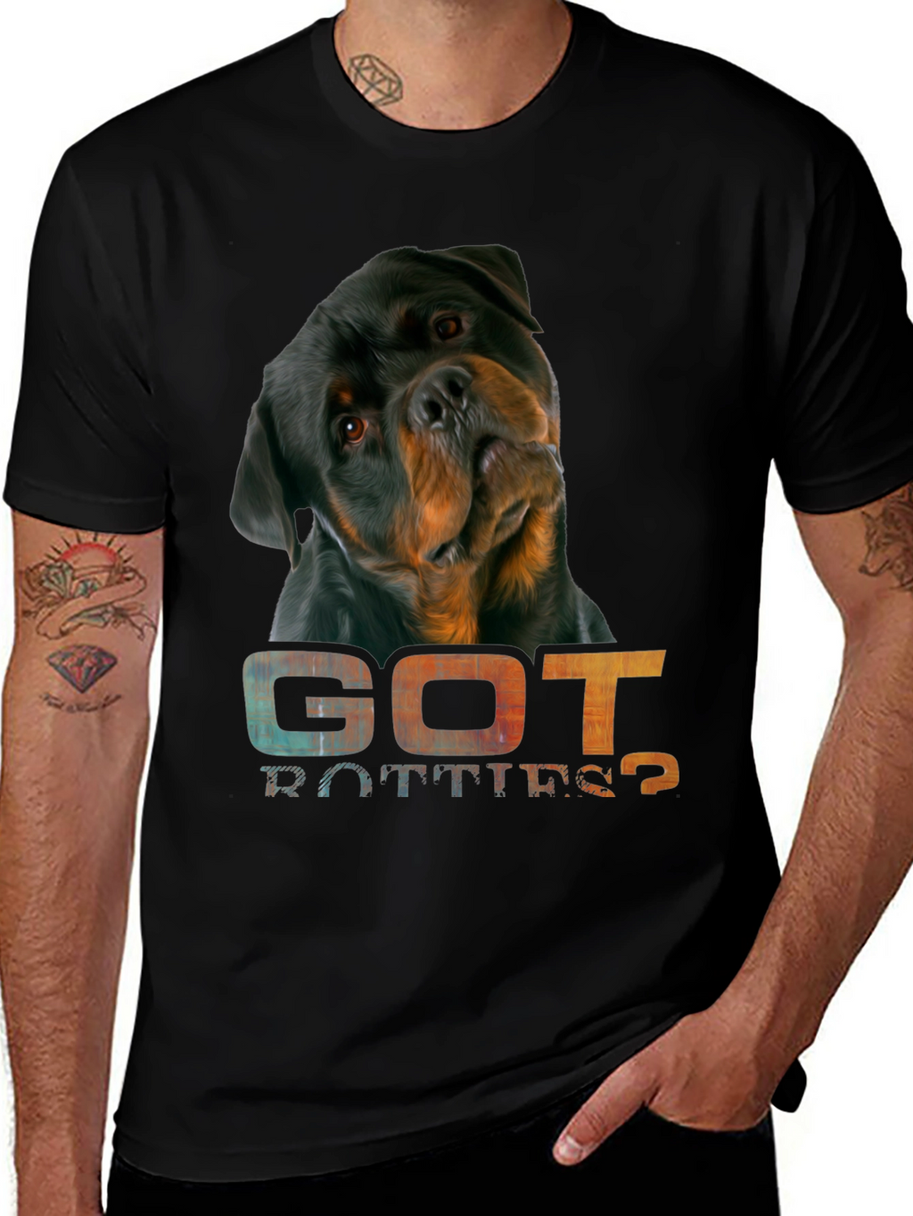 Got Rotties? Graphic Tee Rottweiler Dog T-Shirt