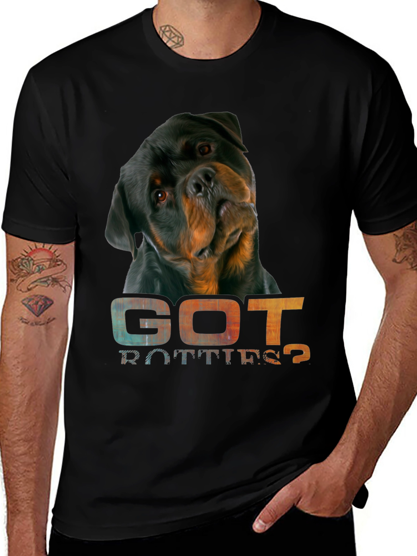 Got Rotties? Graphic Tee Rottweiler Dog T-Shirt