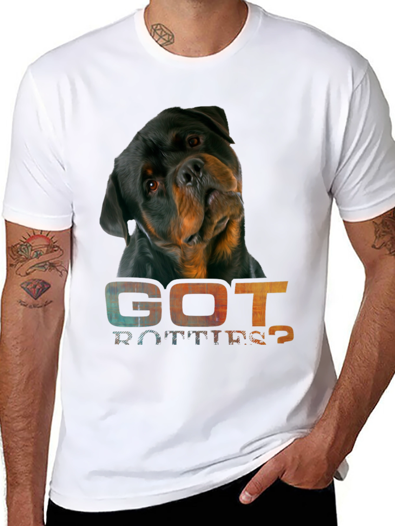Got Rotties? Graphic Tee Rottweiler Dog T-Shirt
