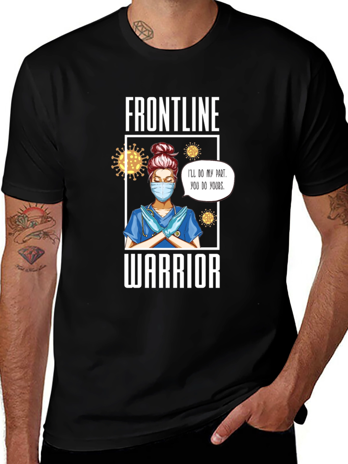 Frontline Warrior Nurse T-Shirt - Unisex