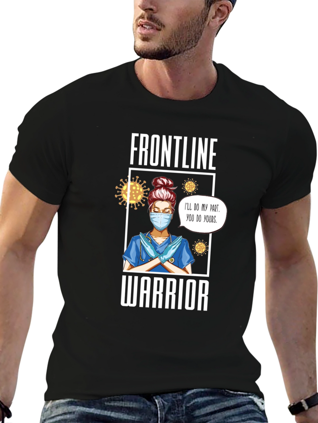 Frontline Warrior Nurse T-Shirt - Unisex
