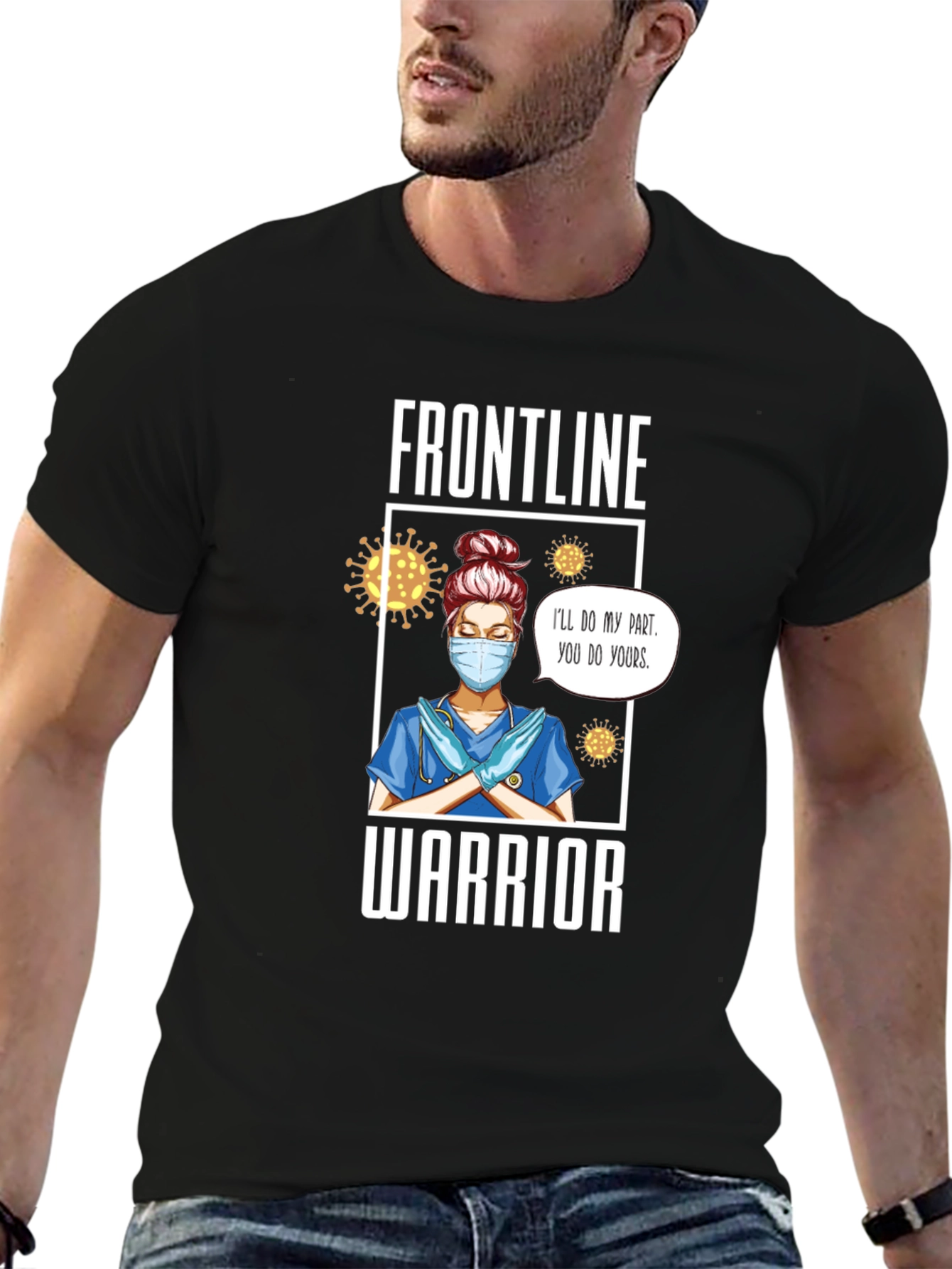 Frontline Warrior Nurse T-Shirt - Unisex