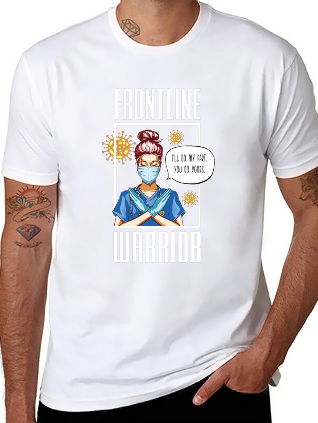 Frontline Warrior Nurse T-Shirt - Unisex