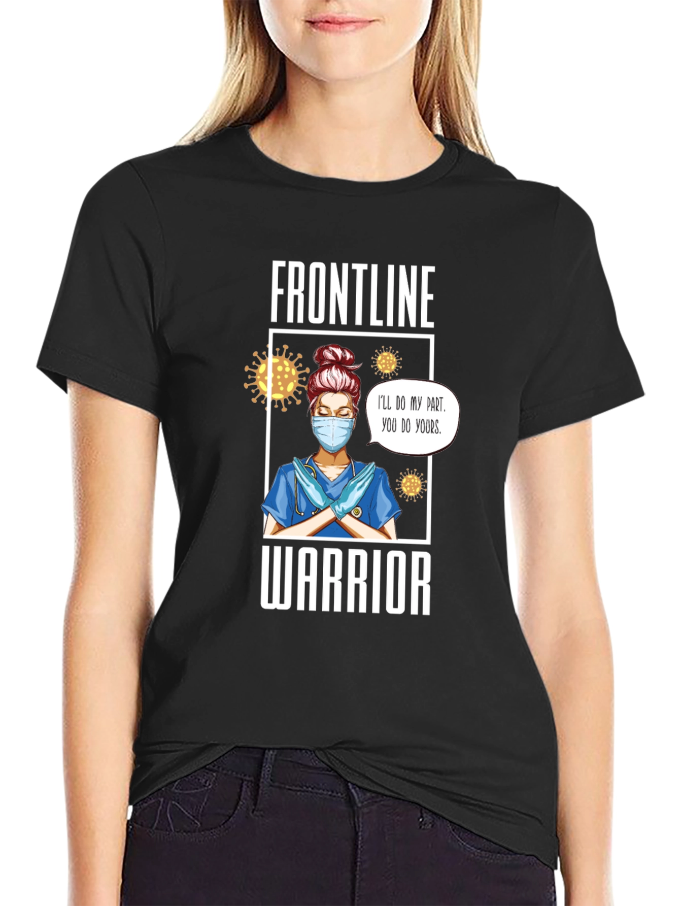 Frontline Warrior Nurse T-Shirt - Unisex