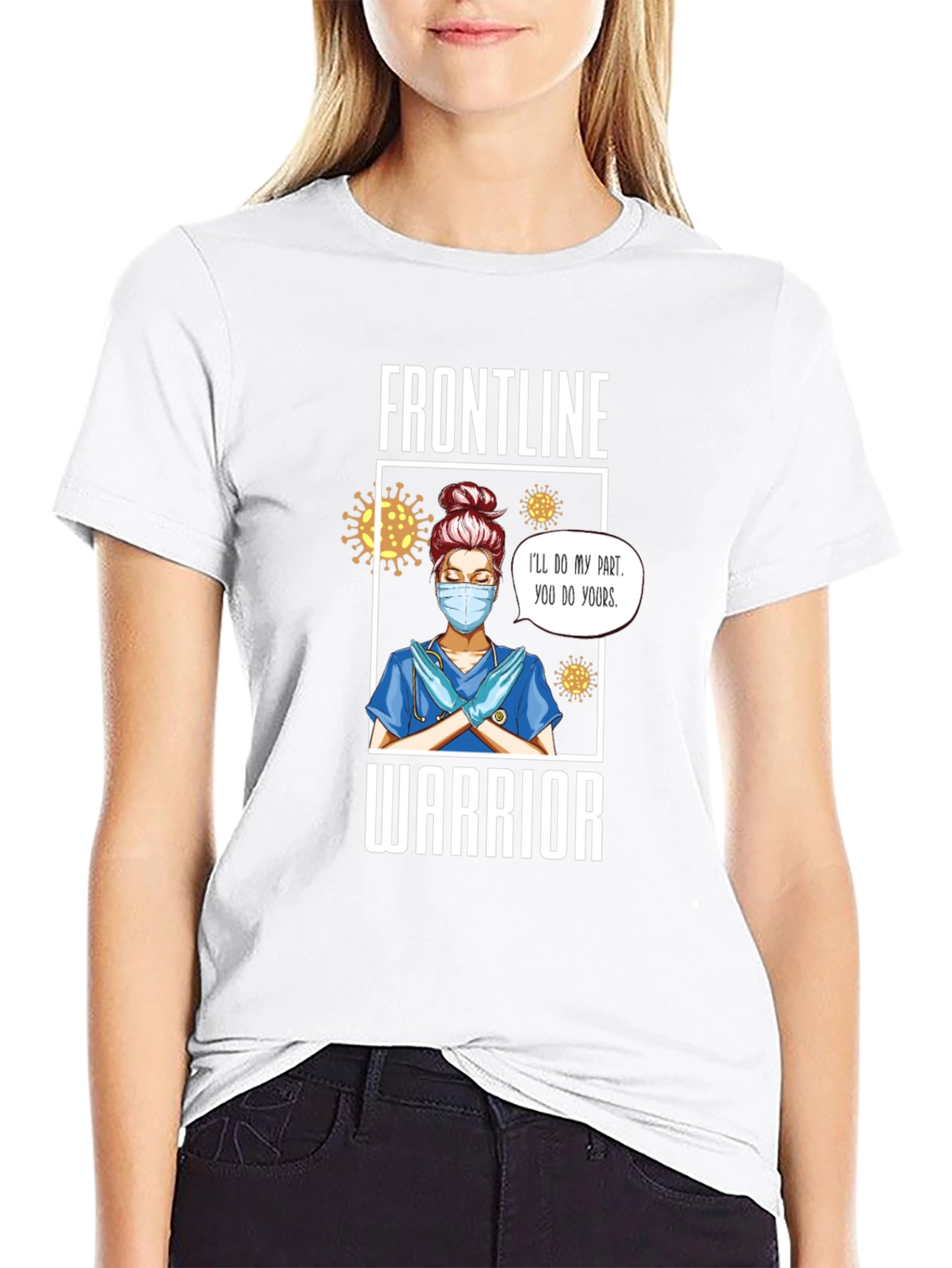 Frontline Warrior Nurse T-Shirt - Unisex