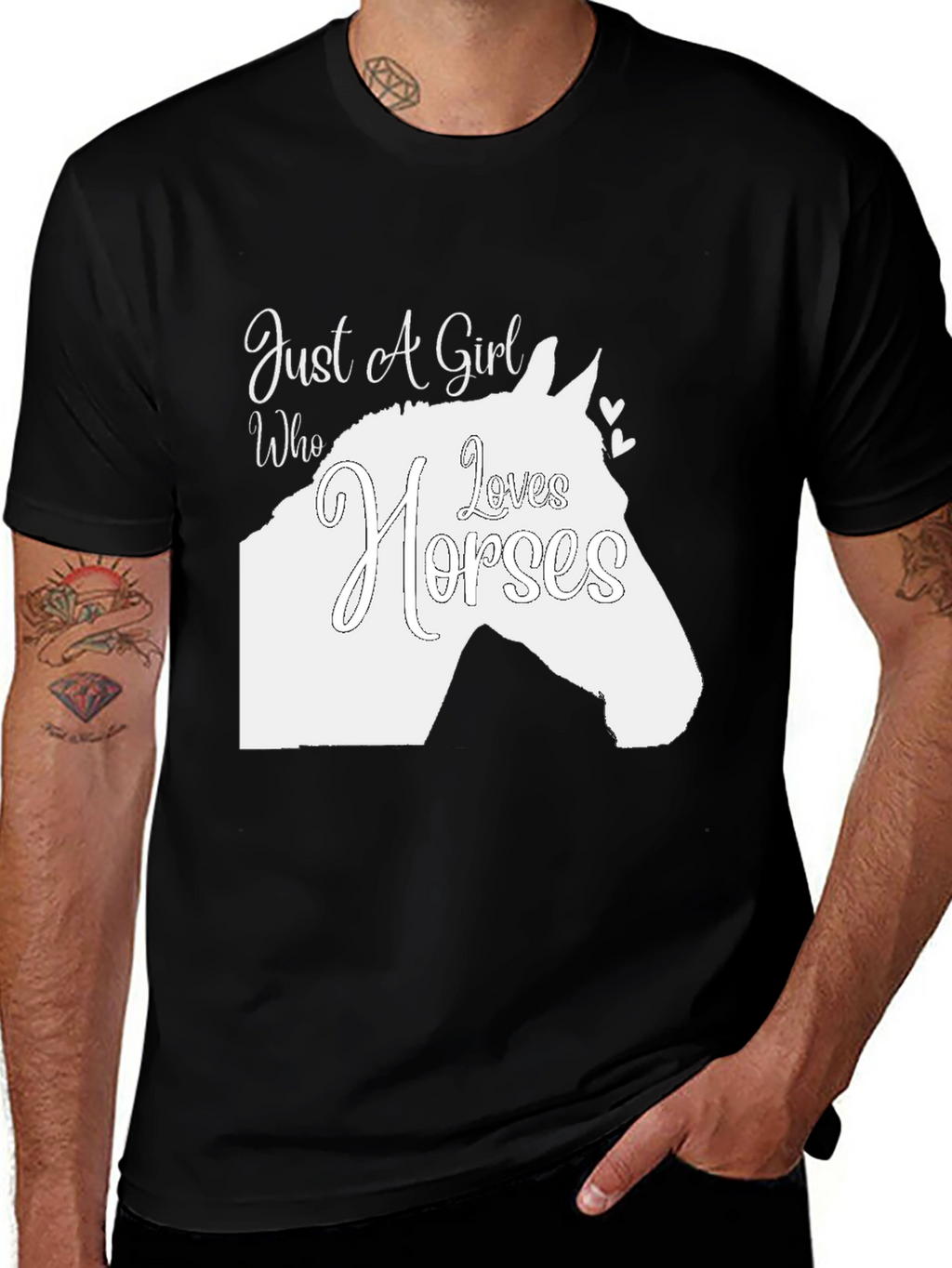 Just A Girl Who Loves Horses T-Shirt