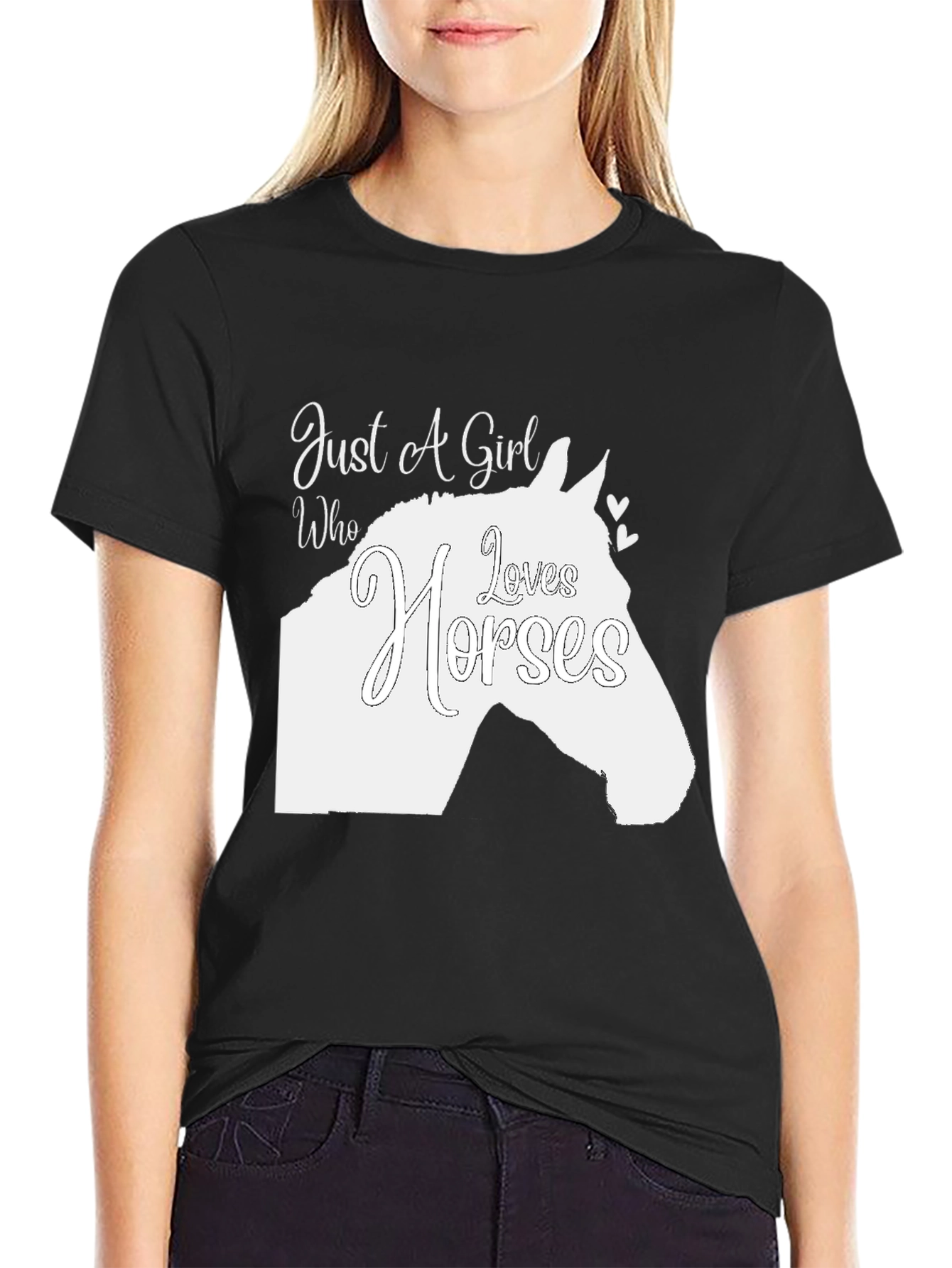 Just A Girl Who Loves Horses T-Shirt