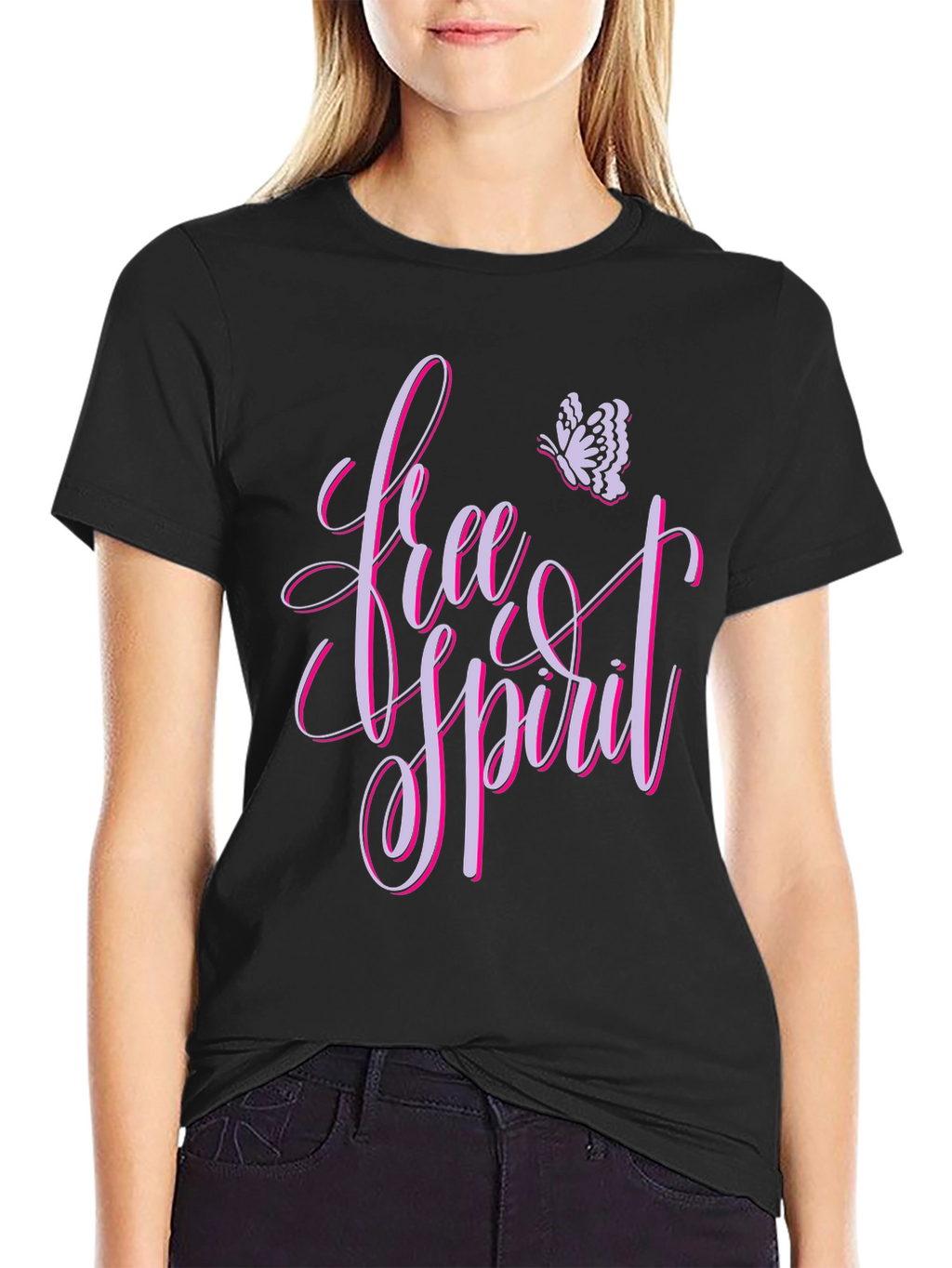 Free Spirit Graphic Tee - Black