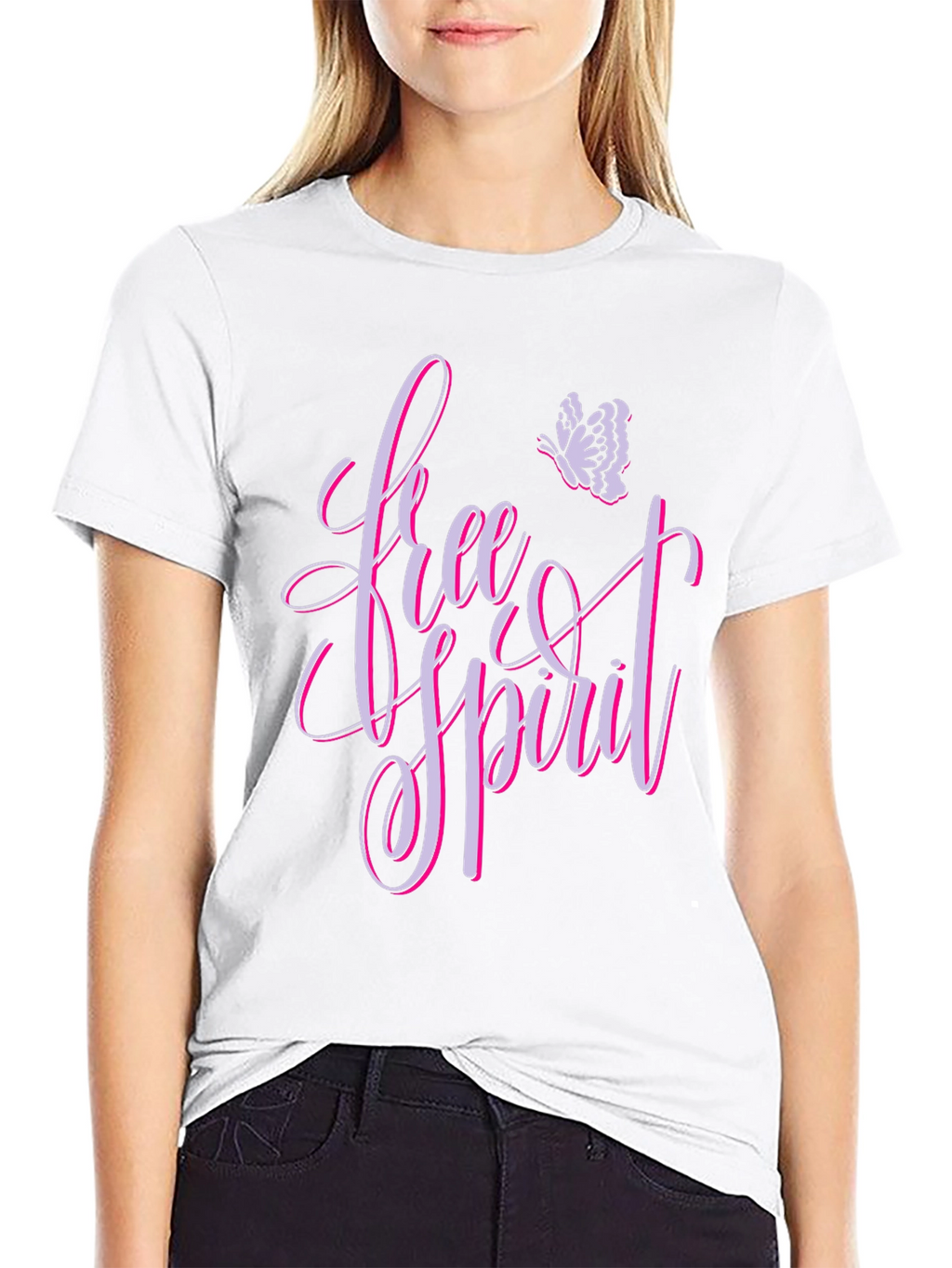 Free Spirit Graphic Tee - Black