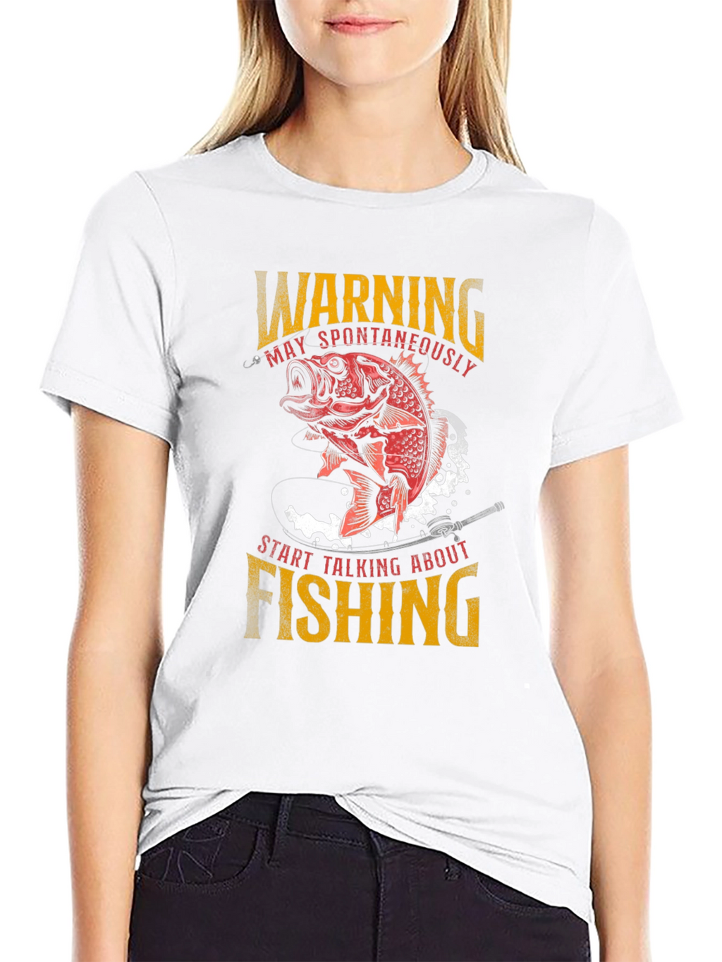 Warning Fishing T-Shirt