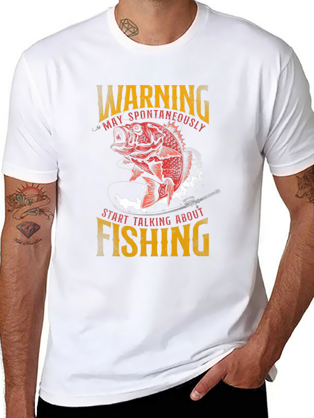 Warning Fishing T-Shirt