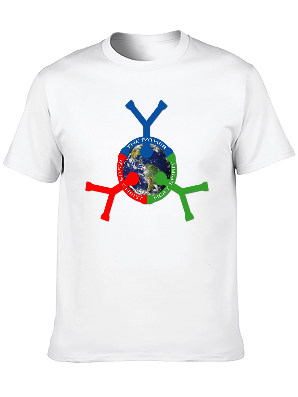 Trinity Earth Graphic Tee - Black Cotton Blend
