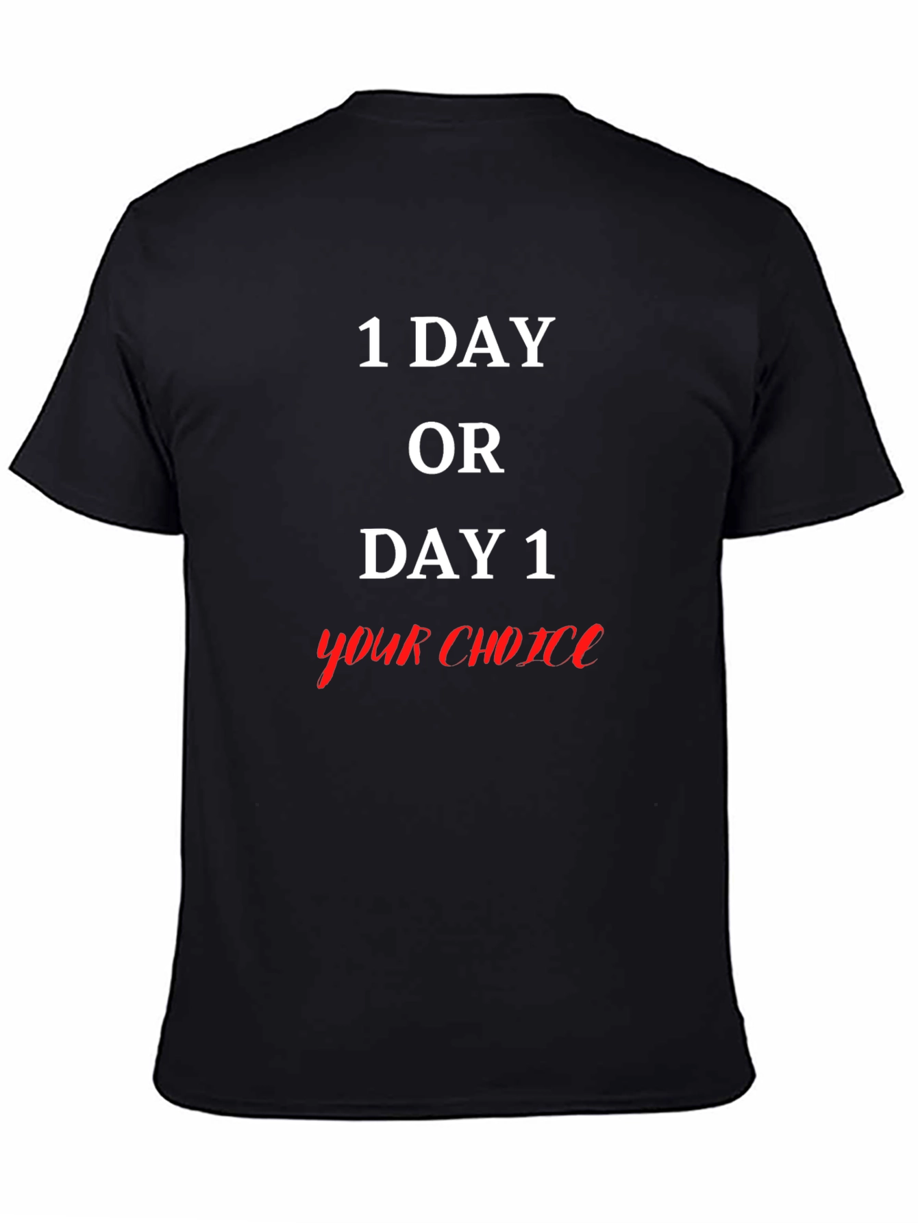 1 Day Or Day 1 Your Choice Graphic T-Shirt