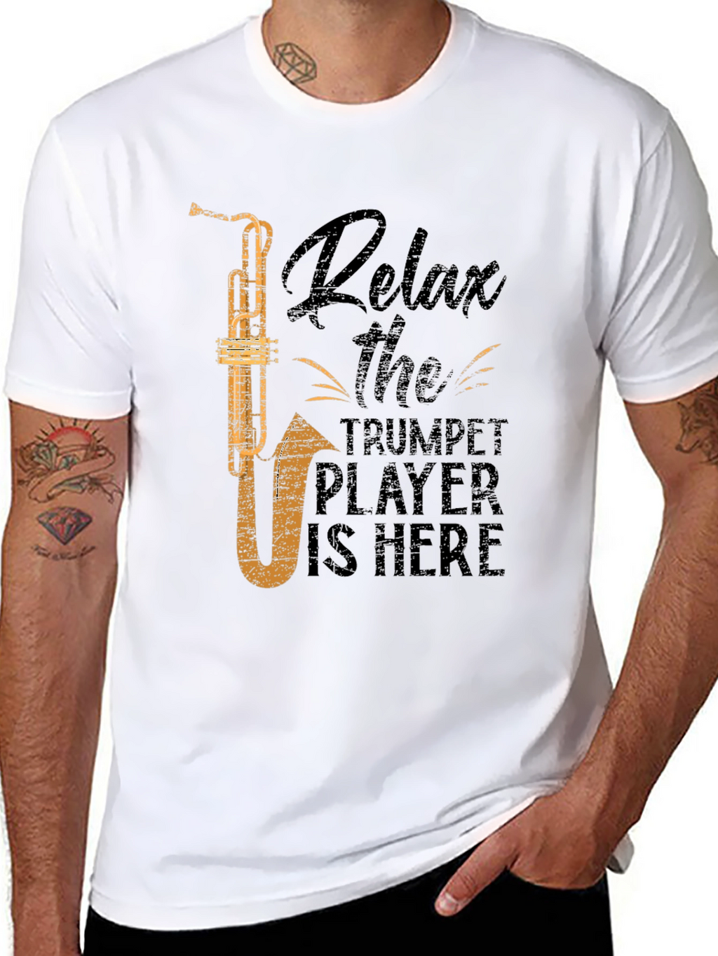 Relax Trumpet Player T-Shirt - Funny Musician Tee