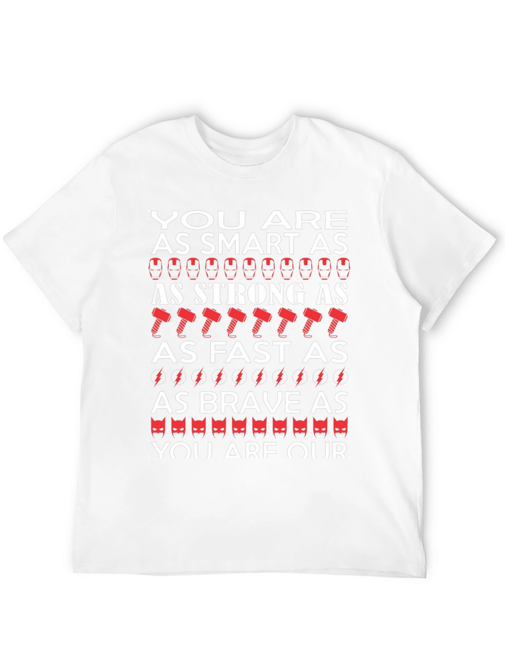 Marvel Super Hero Inspired Mens T-Shirt